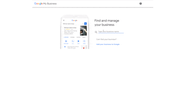 Screenrecording van de stappen om je bedrijf te verifiëren in Google My Business